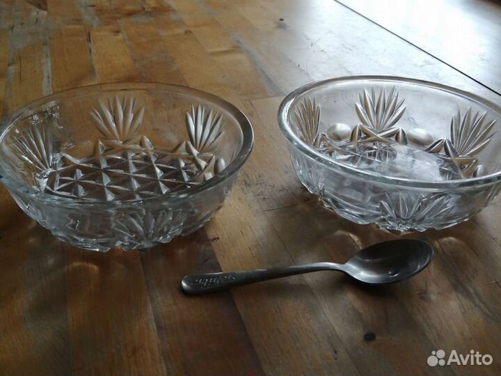 Хрустальнве салатники СССР