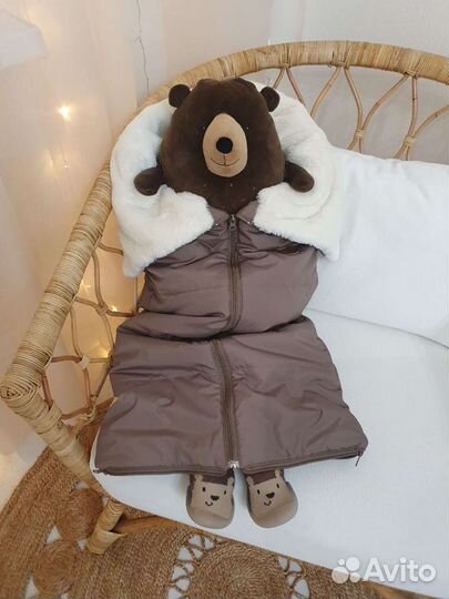 Конверт одеяло какао bynglybaby