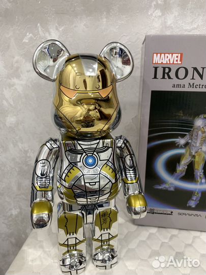 Игрушка Bearbrick 28cm Corayma Жлезный человек