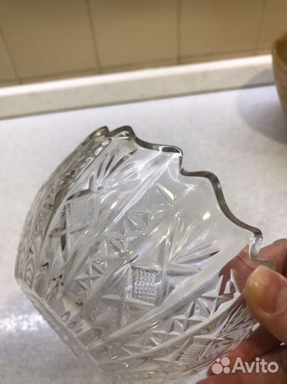 Вазачка хрустальная