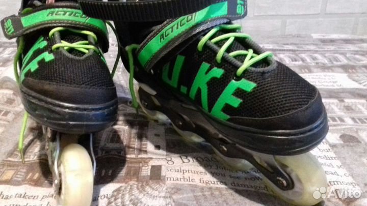 Ролики раздвижные размер 35-38