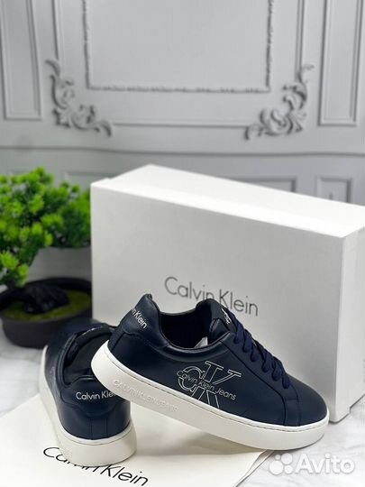 Кроссовки Calvin Klein кожаные