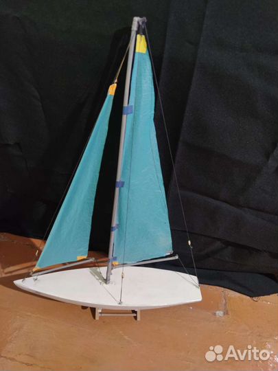 Яхта деревянная самодельная