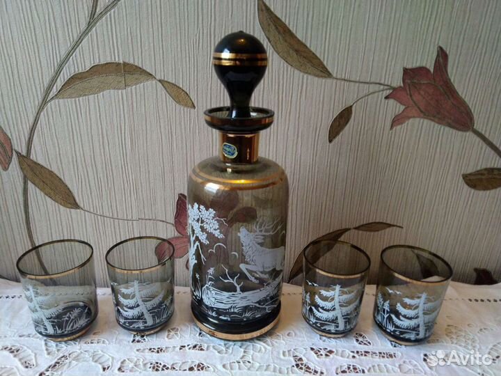 Хрустальные бокалы фужеры Богемия Чехия