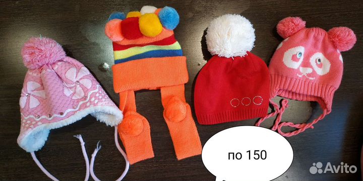 Зимние шапочки для девочки