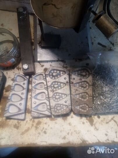 Тигель для литья рыболовных грузил