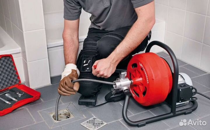 Устранение засоров.Прочистка Канализации.Сантехник