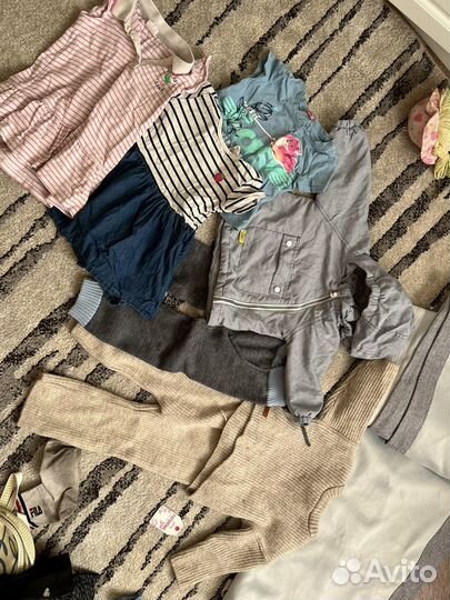 Пакет вещей на девочку 80-86