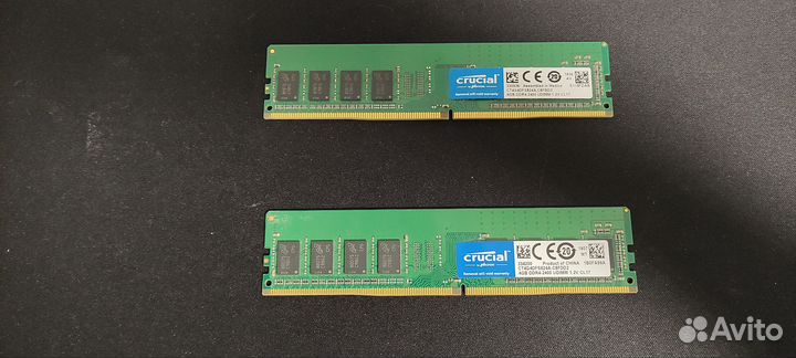 Crucial ddr4 2х4gb 2400мгц