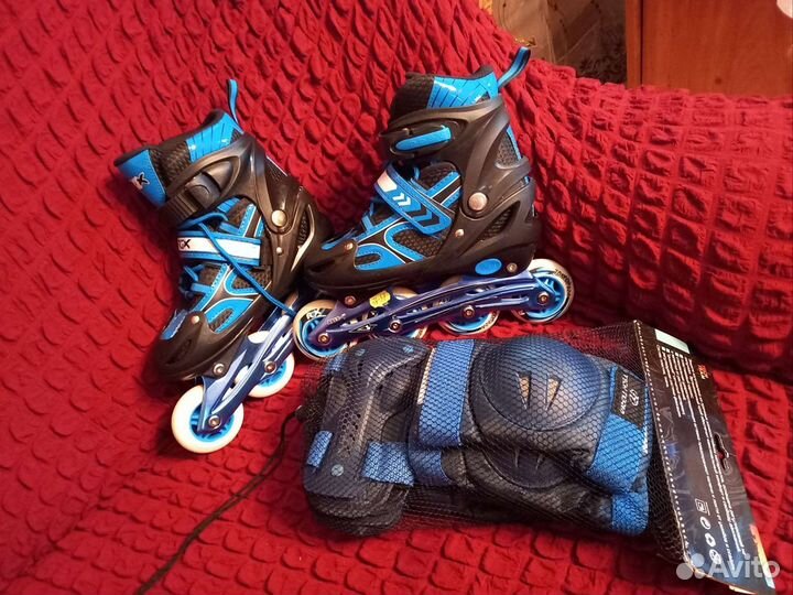 Ролики детские с защитой новые