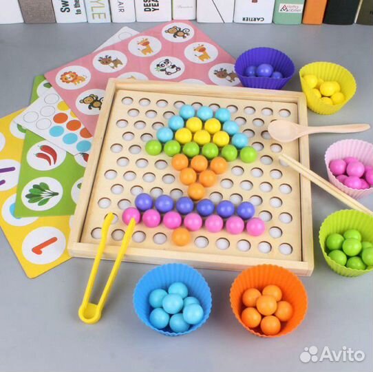 Деревянная игра многофунциональный сортировщик