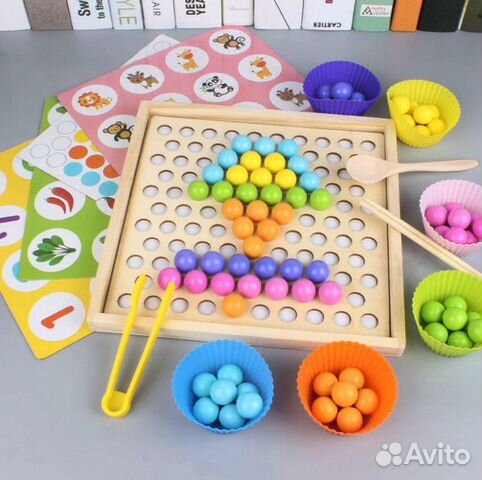 Деревянная игра многофунциональный сортировщик