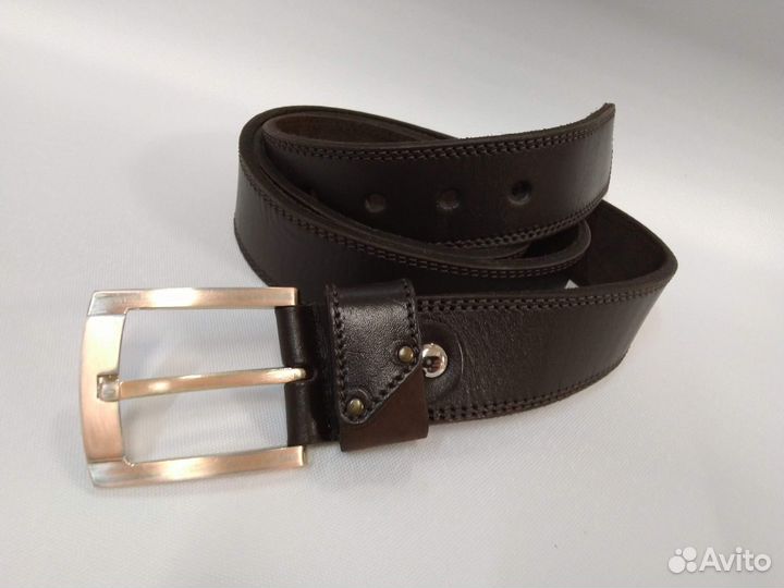 Ремень мужской, 135 см, натуральная кожа