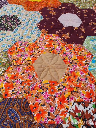 Лоскутное покрывало печворк