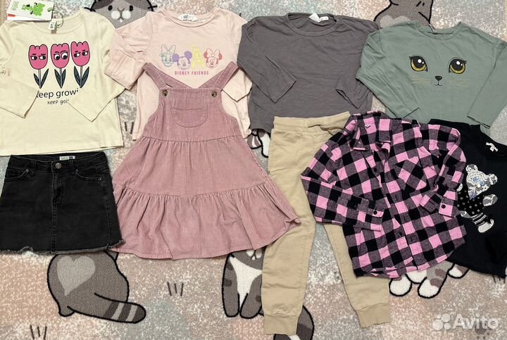 Пакет вещей на девочку 104 zara hm