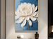 Картина маслом 3Д изящный цветок Музейное качество