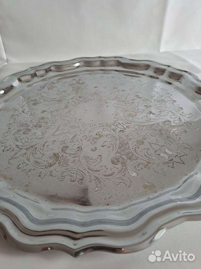 Поднос- (мельхиор)