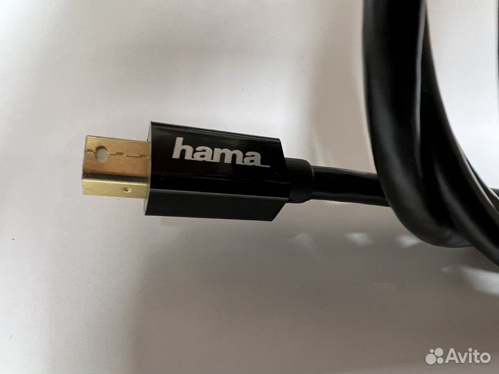 Кабель Hama DisplayPort miniDisplayPort 1,8m