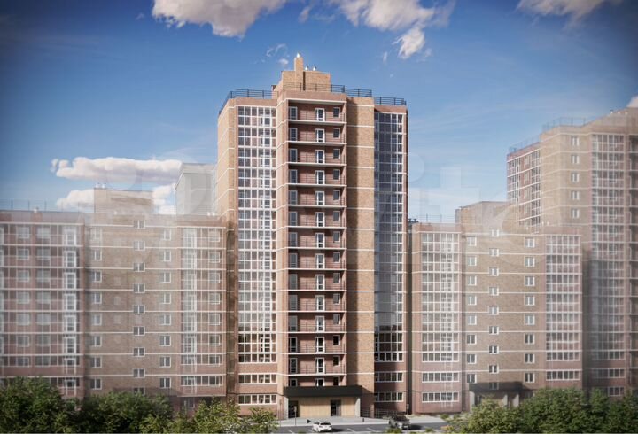 1-к. квартира, 46,4 м², 9/15 эт.