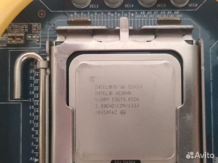 Материнская плата, процессор xeon E5450, память