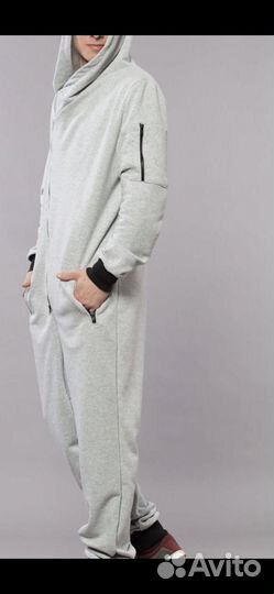 Комбинезон мужской серый 54 размер