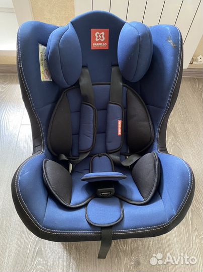 Автокресло детское Farfello GE-B чёрный-синий