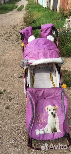 Коляска санки