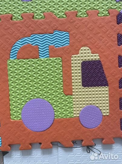 Коврик - пазл развивающий мягкий