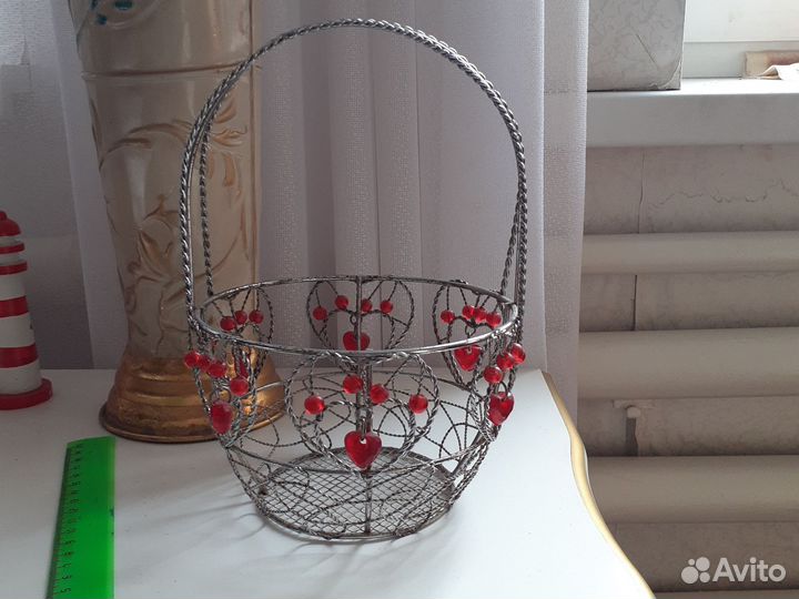 Корзинка металлическая