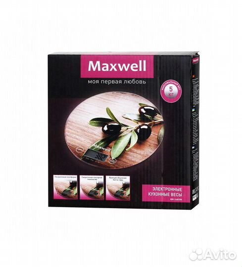 Новые кухонные электронные весы Maxwell