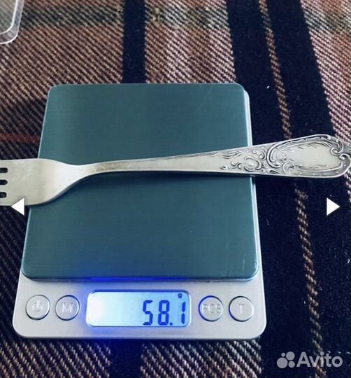 Набор столовых приборов серебро