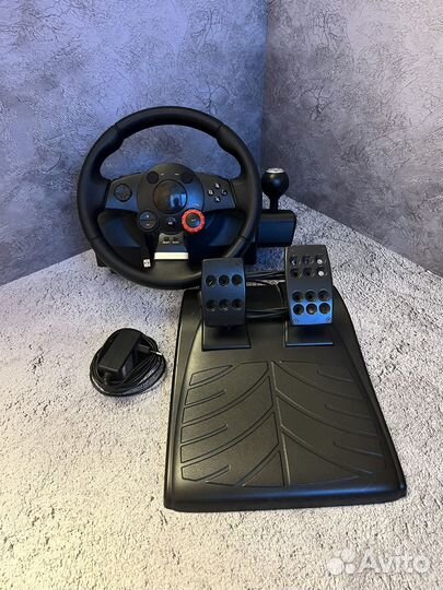 Игровой руль logitech driving force gt