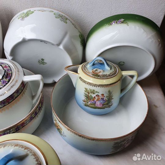 Чайная пары, молочник Гарднер, Кузнецов