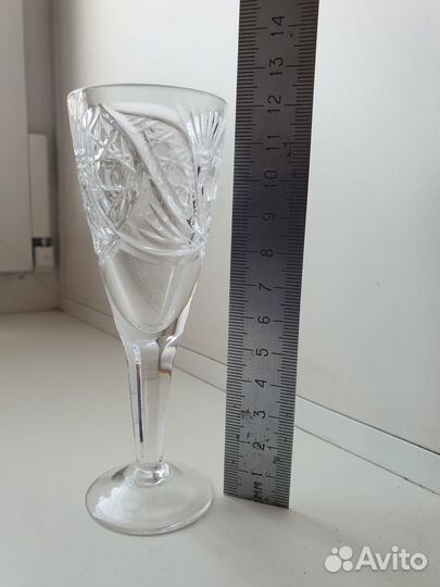 Рюмка стопка хрусталь набор рюмок СССР