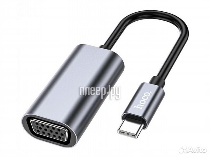Hoco Type-C - VGA UA21 Origin Gray