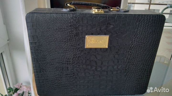 DeSheli бьюти кейс для косметики с зеркалом