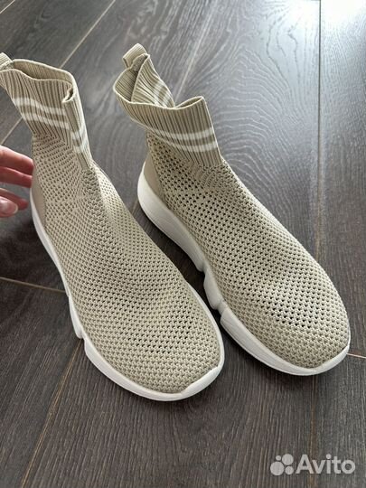 Слипоны кроссовки-носки Bershka 38