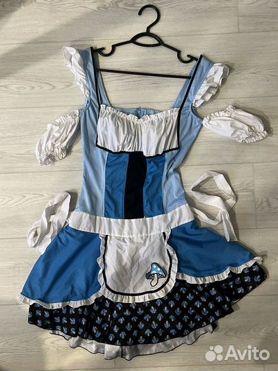 Карнавальный костюм женский Алиса в стране чудес