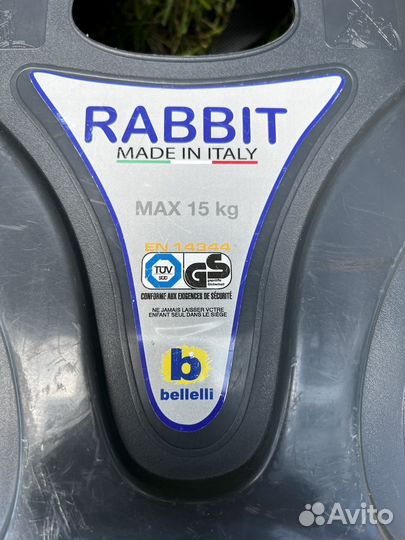 Детское велокресло переднее rabbit