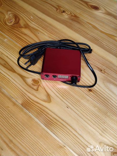 Набор для тату, машинка, блок, кнопка и расходники