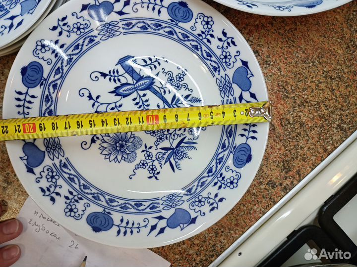 Посуда Синий лук/Луковый Узор,Богемия,Чехословакия