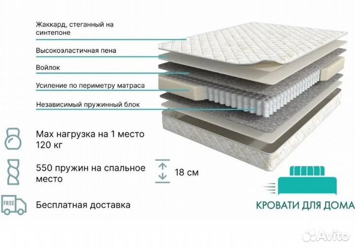 Матрас 140х200 бу