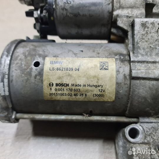 Б/у стартер BMW, двигатели - B38, B46, B48