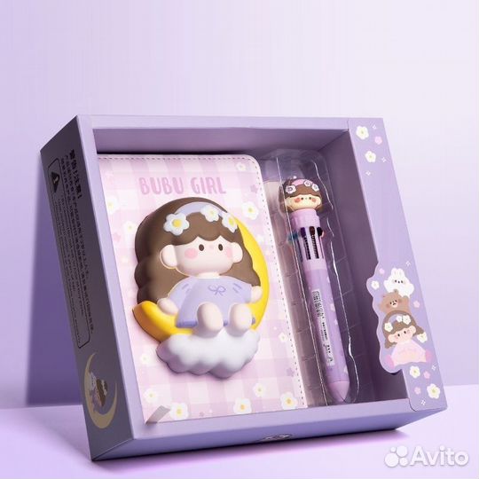 Блокнот и ручка в подарочной коробке