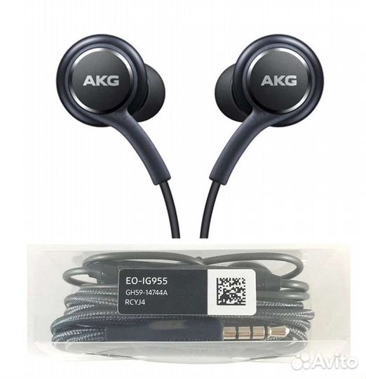 Наушники AKG, проводные, новые, 3,5 мм