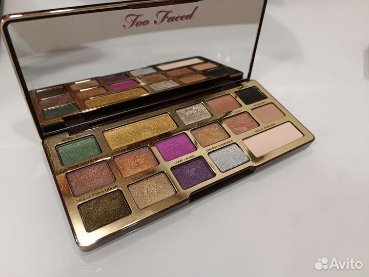 Палитра теней too faced - chocolate