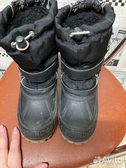 Сапоги зимние для мальчика 34