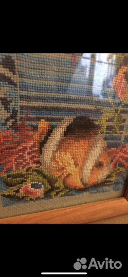 Детские вышивки в рамках