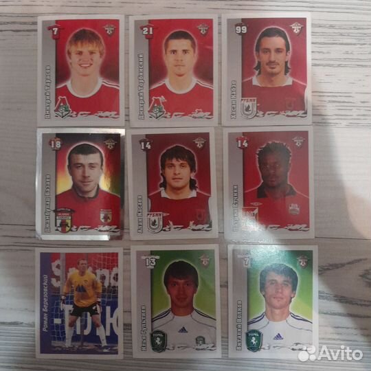 Чемпионат России по футболу 2010 наклейки