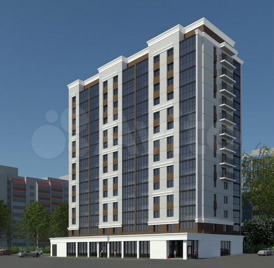 3-к. квартира, 71,4 м², 3/15 эт.